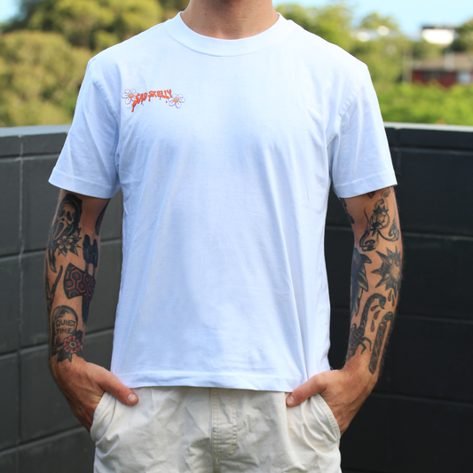 Discover Self Serenity Short Sleeve White Tshirt