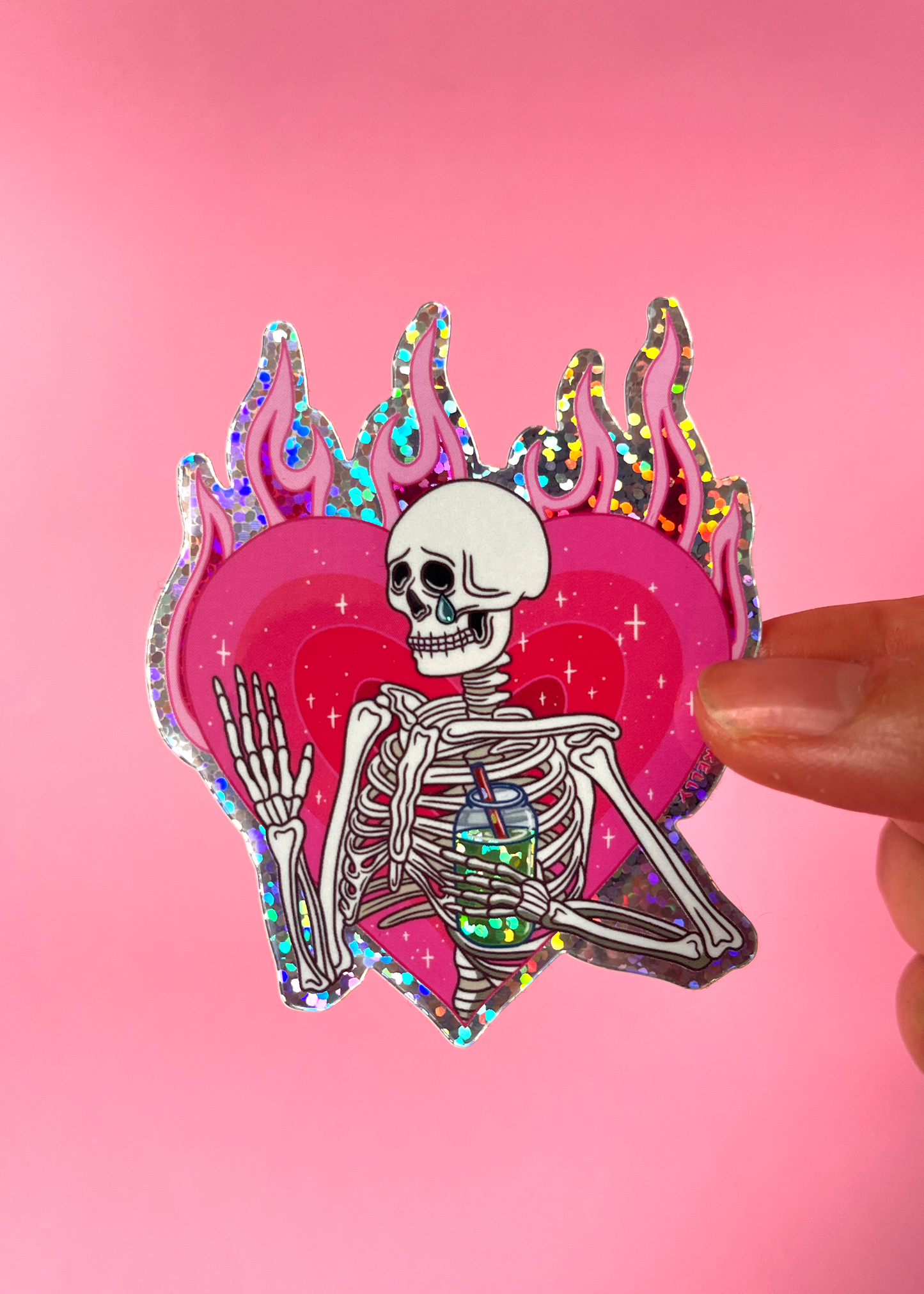 Brewed To the Bone Sticker