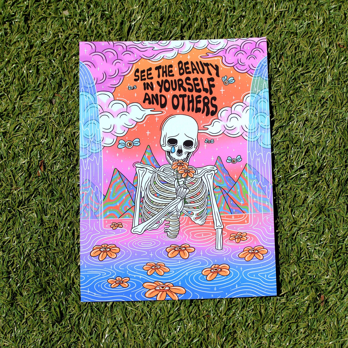 See The Beauty Trippy Art Print Wall Poster