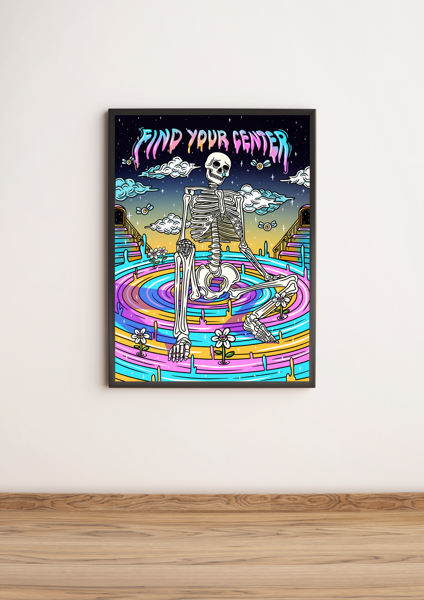 Find Your Center Art Print Wall Poster
